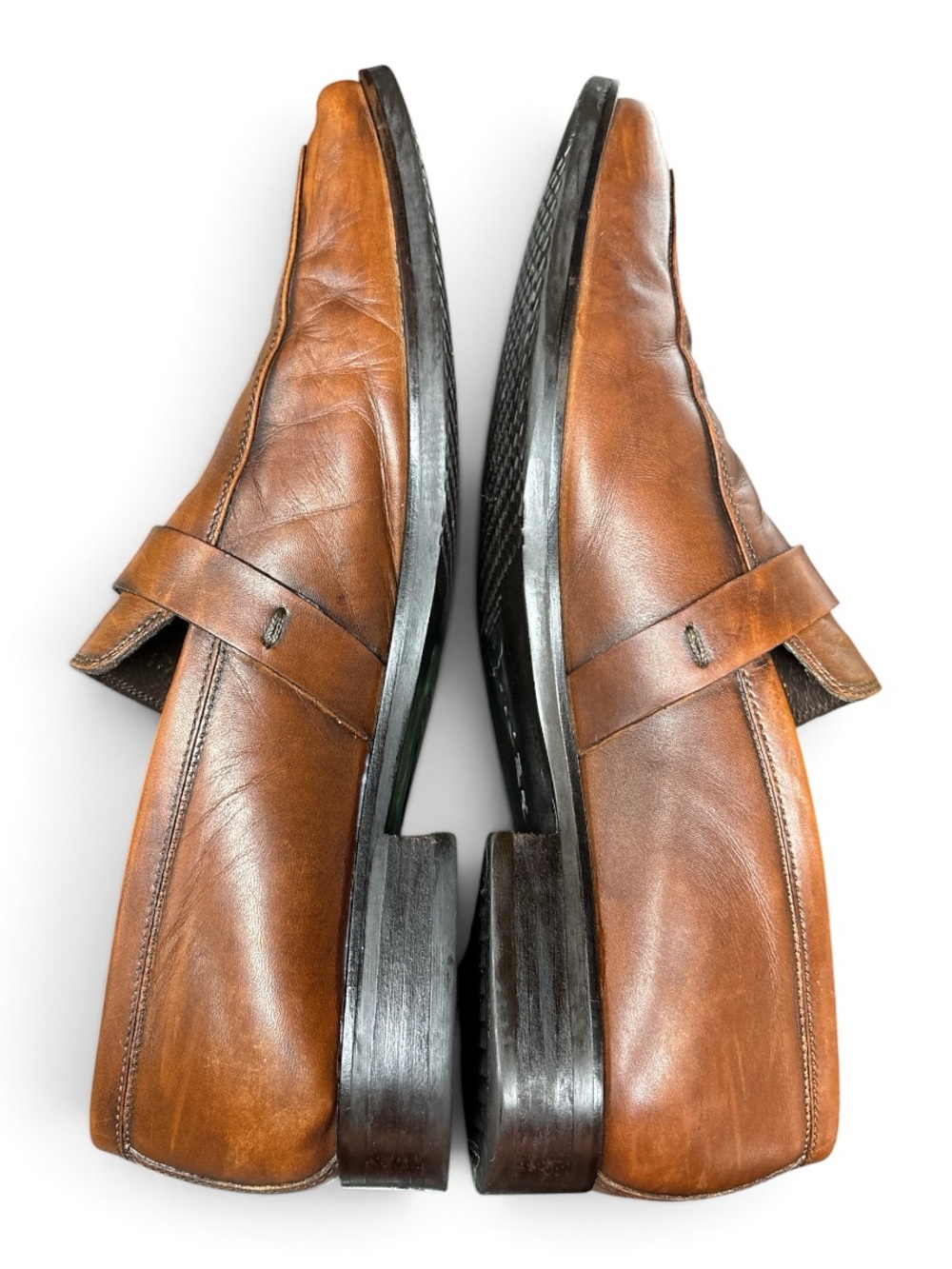 GeoX Monet Leather Slip On Loafers/Dress Shoes, Brown, Men’s Size US 11, EU 44 - Picture 7 of 9
